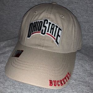 🏈🏟️ Ohio State University Buckeyes Relaxed Fit Tan Hat 🏟️🏀